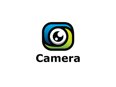 Swirl Camera Logo Template camera eye graphic design logo logo design logo template photograper photography swirl template