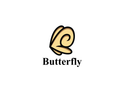 Lovely Butterfly Logo Template