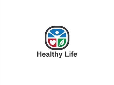 Healthy Life People Logo Template healthy logo template heart logo template leaf logo template logo template love logo template nature logo template people logo template