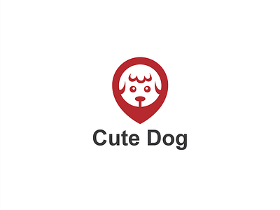 Pin Dog Logo Template
