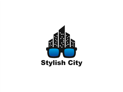 Sytlish City Sunglasses Logo Template city logo glasses logo graphic design logo logo design logo template men logo stylish logo sunglasses logo template town logo urban logo