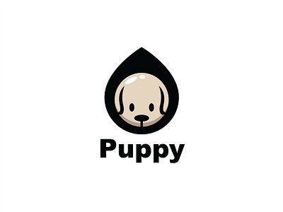 Adopt PuppyLogo Template adopt logo dog logo dog shop logo dog store logo graphic design logo logo design logo template pet shop logo pet store logo puppy logo template
