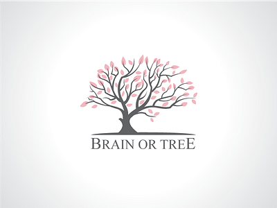 Brain Or Tree Logo Template