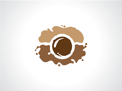 Splash Coffee Camera Logo Template