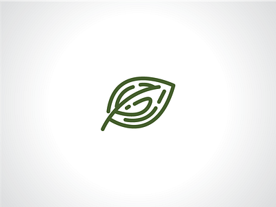 A Lonely Leaf Logo Template