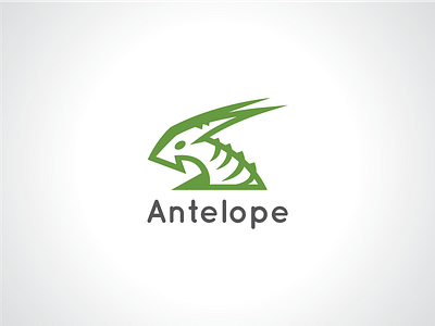 Young Antelope Logo Template