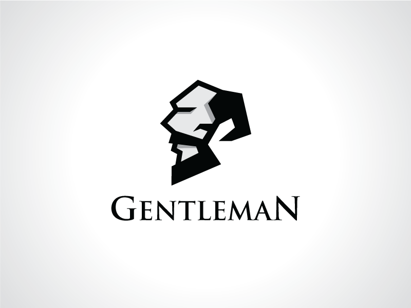 Bearded Gentleman Logo Template by Heavtryq on Dribbble