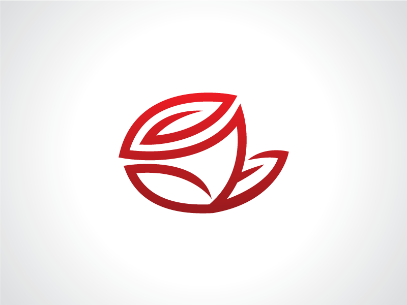 Fallen Rose Flower Logo Template by Heavtryq on Dribbble