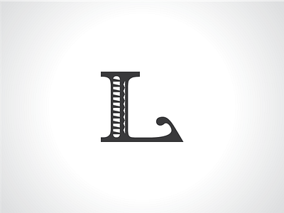 Letter L Logo Template alphabet capital font initial l letter logo template typography write