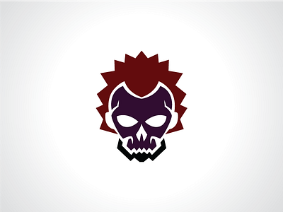 Skull Mask Guild Logo Template faction gamer games guild hair head logo mask skeleton skull template video