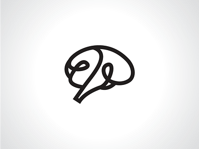 String Brain Logo Template brain creative creativity head idea mind people string think