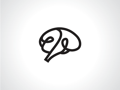 String Brain Logo Template