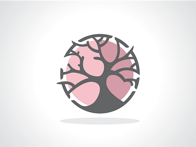 Circular Tree Logo Template