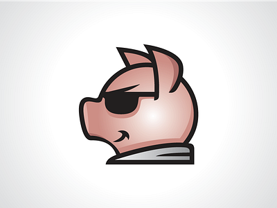 Pig Boss Logo Template boss logo pig piglet pork porky template