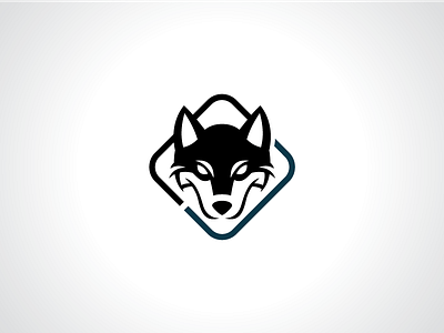 Siberian Husky Dog Logo Template