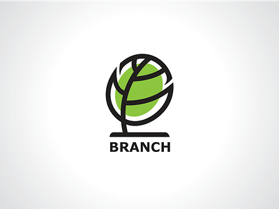 Oval Branch Tree Forest Logo Template branch branch logo green green logo illustration line logo design logo template tree tree logo vector