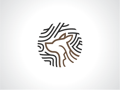 Dog Soul Emblem Logo Template