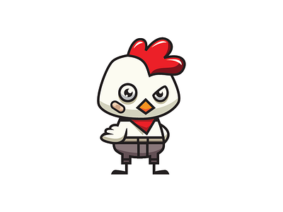 Chicken Kid Pants Logo
