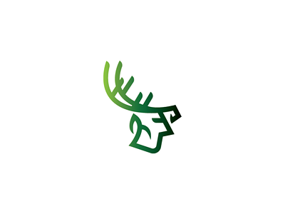 Deer Elf Man Logo deer logo elf logo horns logo man logo