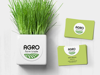 Logo and brading for agriculture company branding logo logotype