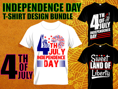 Independence Day T-Shirt Design Template. 4th july independence day usa flag usa independence day