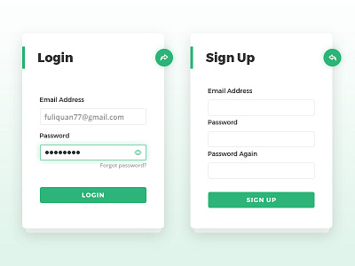 Login & Sign Up design login material sign ui up