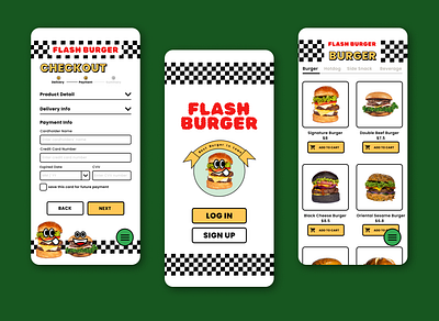 App design | Burger Shop app app design branding dailyui ui