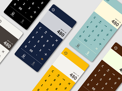 App design | Calculator app app design dailyui design ui