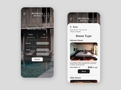 Hotel booking | UI design 067 app app design booking branding dailyui dailyui 067 design hotel booking reservation ui website