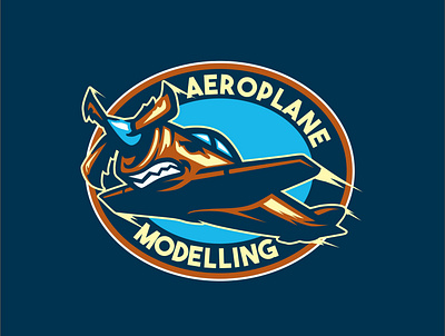 AEROMODELLING PLANE branding design designmascot graphic design illustration logo logomascot mascot mascotlogo plane vector