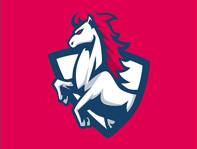 STALLION branding design graphic design horse illustration logo mascot mascotdesign mascotlogo stallion vector