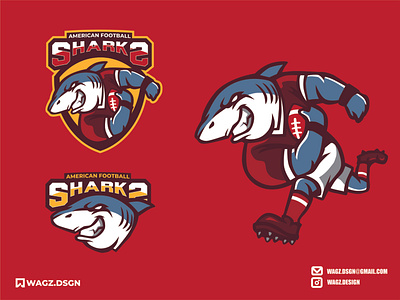 SHARKS FOOTBALL MASCOT LOGO branding design design logo graphic design logo mascot mascot ideas mascot logo mascot team shark vector