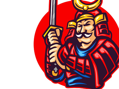 OLDMAN SAMURAI WARRIORS design graphic design illustration logo mascot oldman samurai vector warrior
