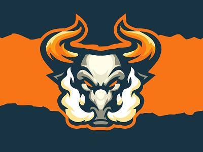 BULL mascot Logo