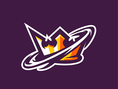 SPINNING CROWN crown crown logo design graphic design illustration king king crown logo mascot mascot logo vector
