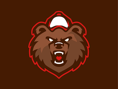 LUMBEAR JACK bear design graphic design hill billy illustration logo lumber jack mascot mascot logo vector