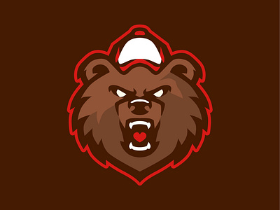 LUMBEAR JACK bear design graphic design hill billy illustration logo lumber jack mascot mascot logo vector