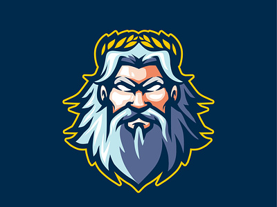 ZEUS design god graphic design greece god illustration logo mascot mascot logo vector zeus zeus mascot