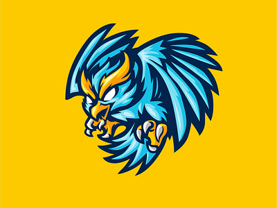OWL esport mascot logo branding design esport esportlogo graphic design illustration logo mascot mascot logo owl vector