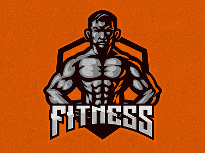 FITNESS gym mascot logo design fitness graphic design gym illustration logo mascot mascot logo sport sportlogo vector workout