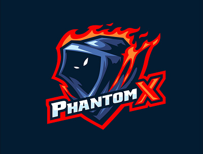 PhantomX design mascot design graphic design illustration logo mascot mascot logo phantomx vector