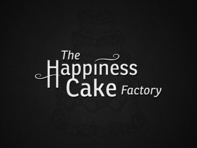 The Happiness Cake Factory bakery confectionary logo