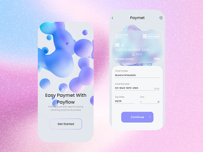 Personal Payment - Mobile App Design app design ui ux