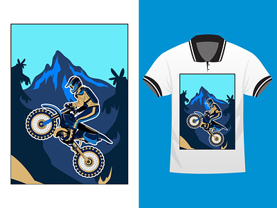 Bike Rider T Shirt Design