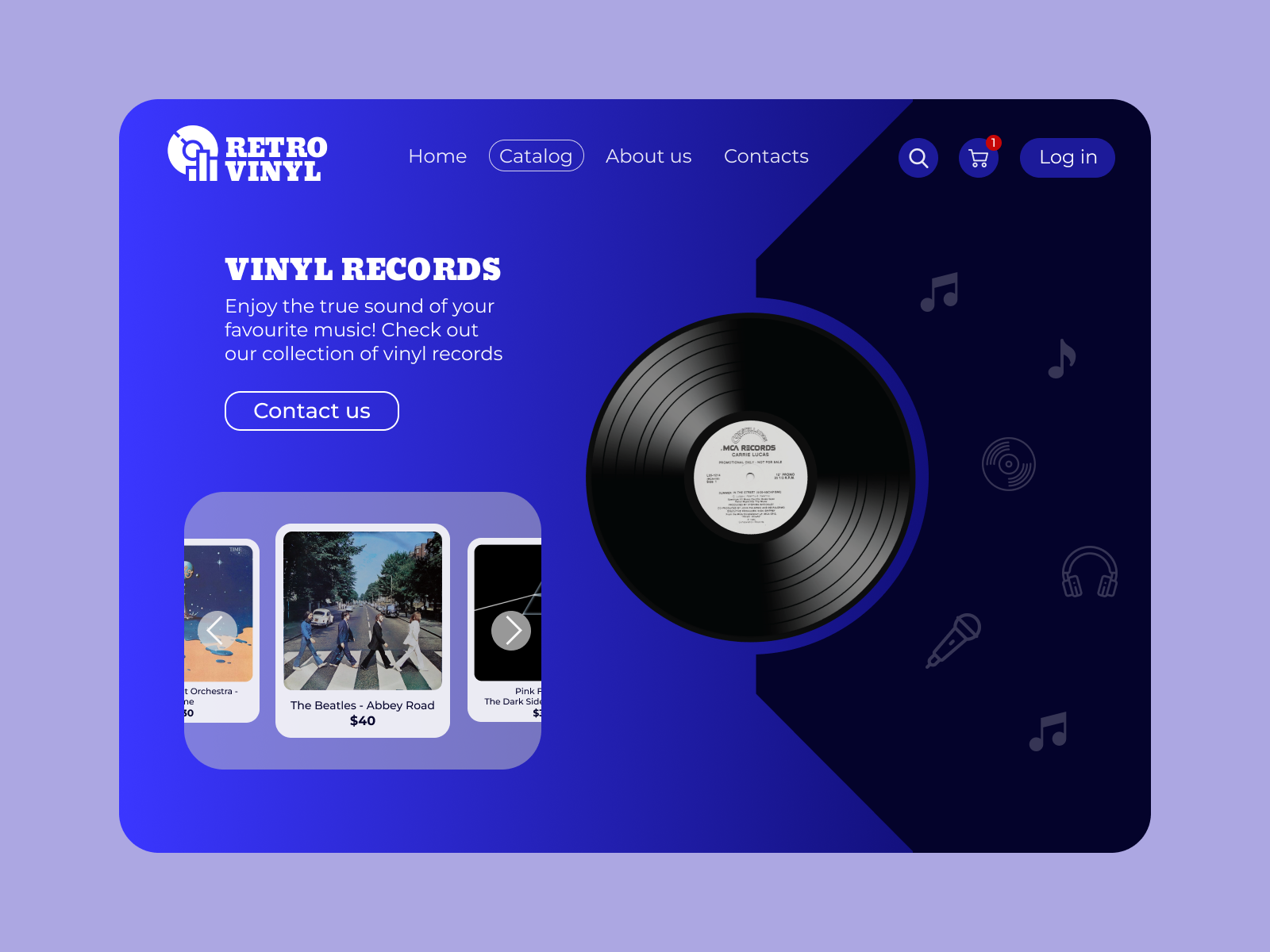 Retro Vinyl by Fedor Uzenev on Dribbble