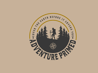 Hiking Vintage Logo