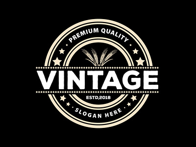 Vintage logo design