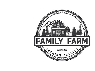 Family farm logo