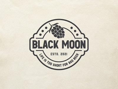 Black moon logo animation branding creative design creative logo design graphic design illustration logo motion graphics new logo retro retro logo retro vintage vintage