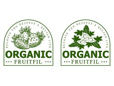 Fruits Logo Design banner design design illustration letterhead logo logo design t shirt design vector visiting card design